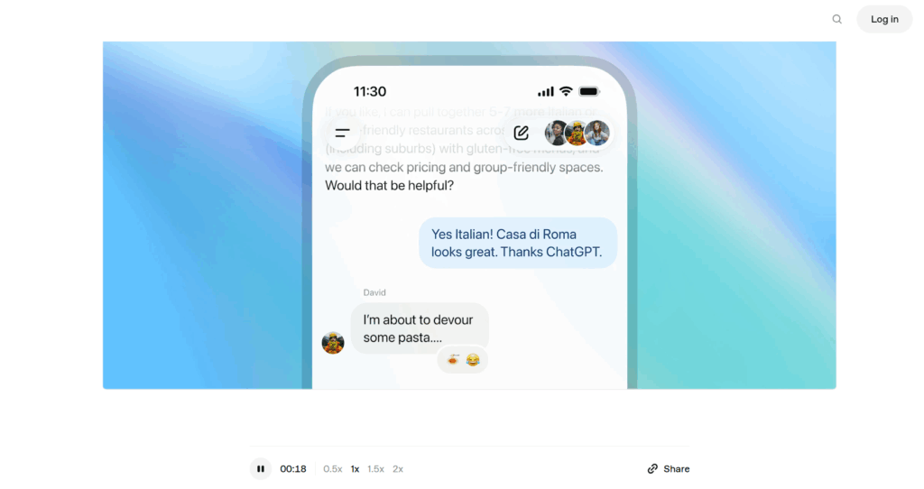 ChatGPT Group Chats Homepage 2