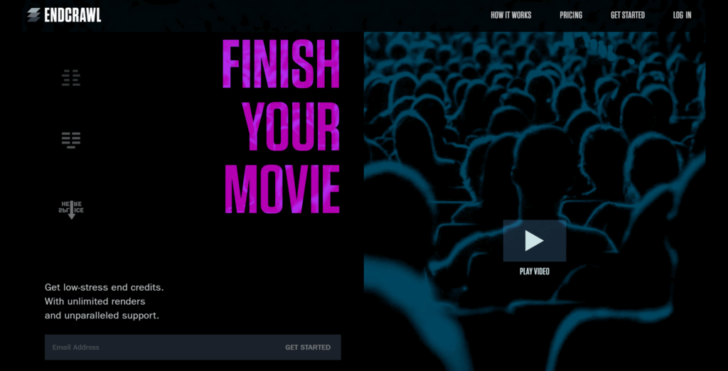 Endcrawl homepage