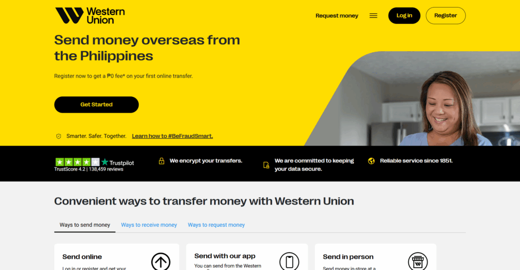 Western Union Homepage