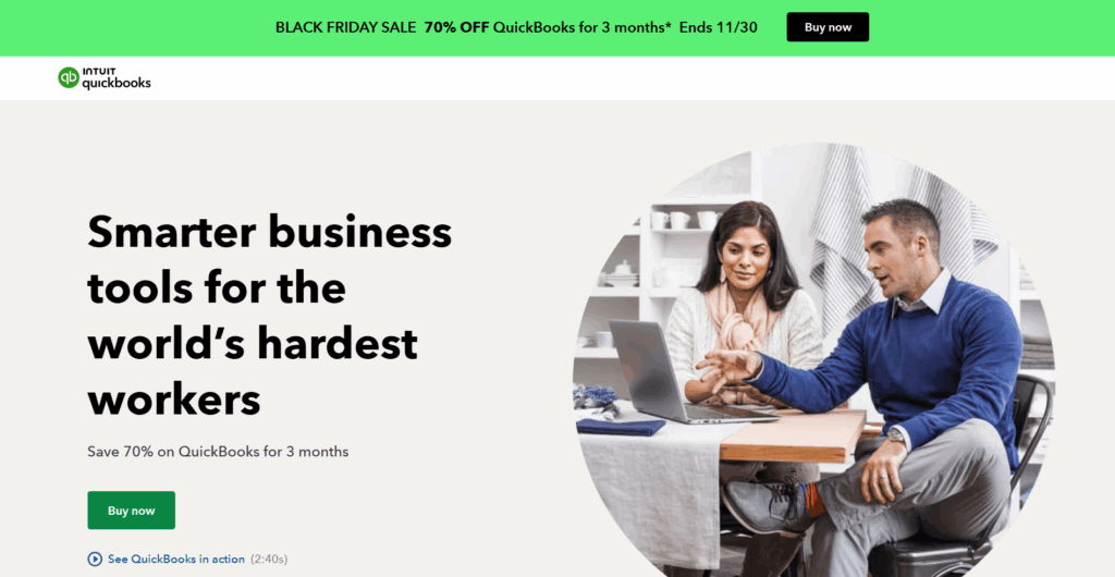Quickbooks Homepage