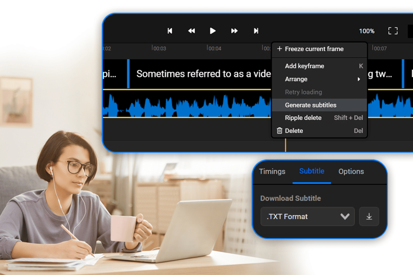 Audio-To-Text Converter