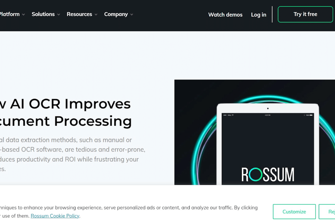 Rossum OCR Software: Review 2023