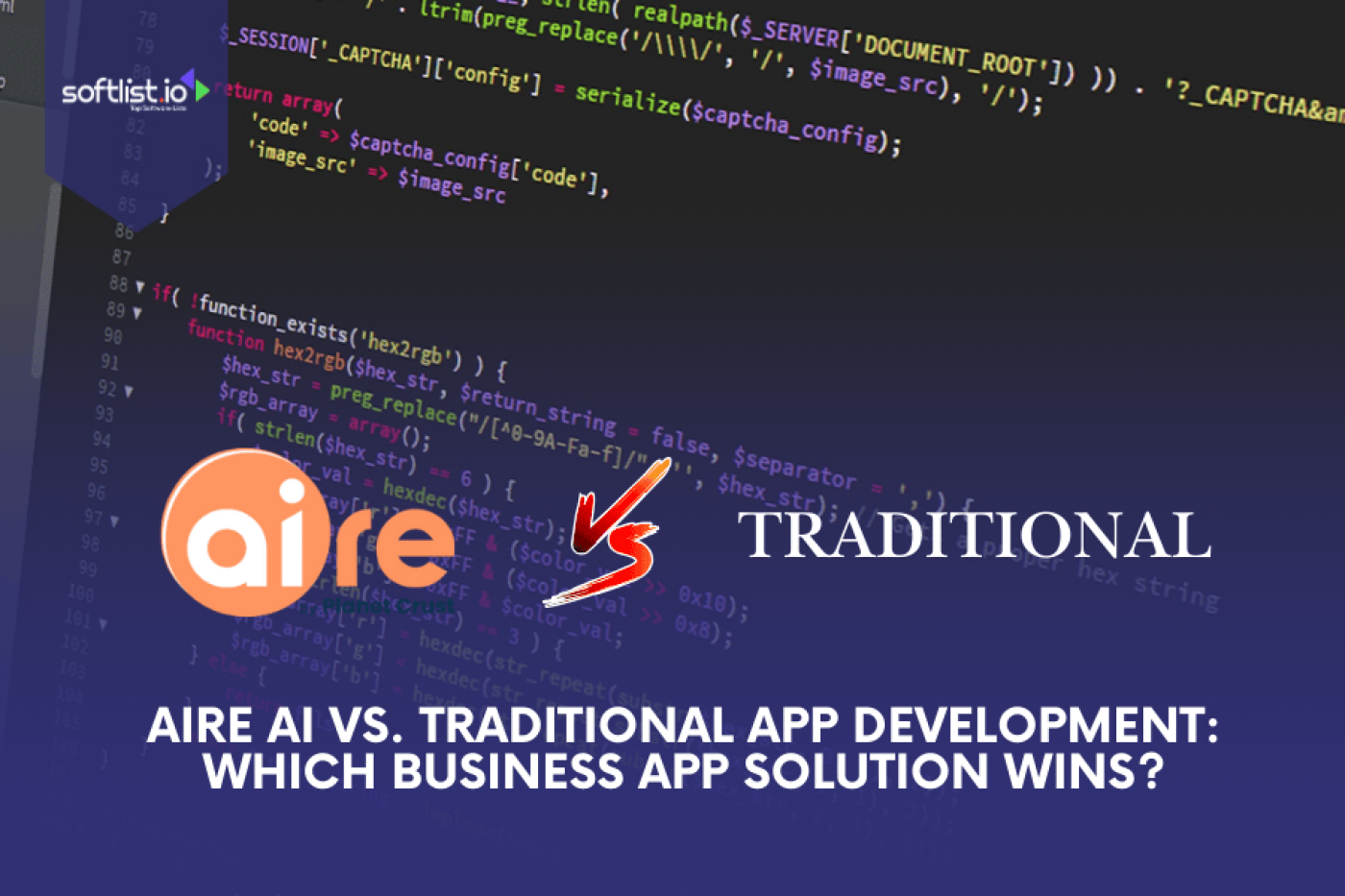 Aire AI vs Traditional App Development Which Wins