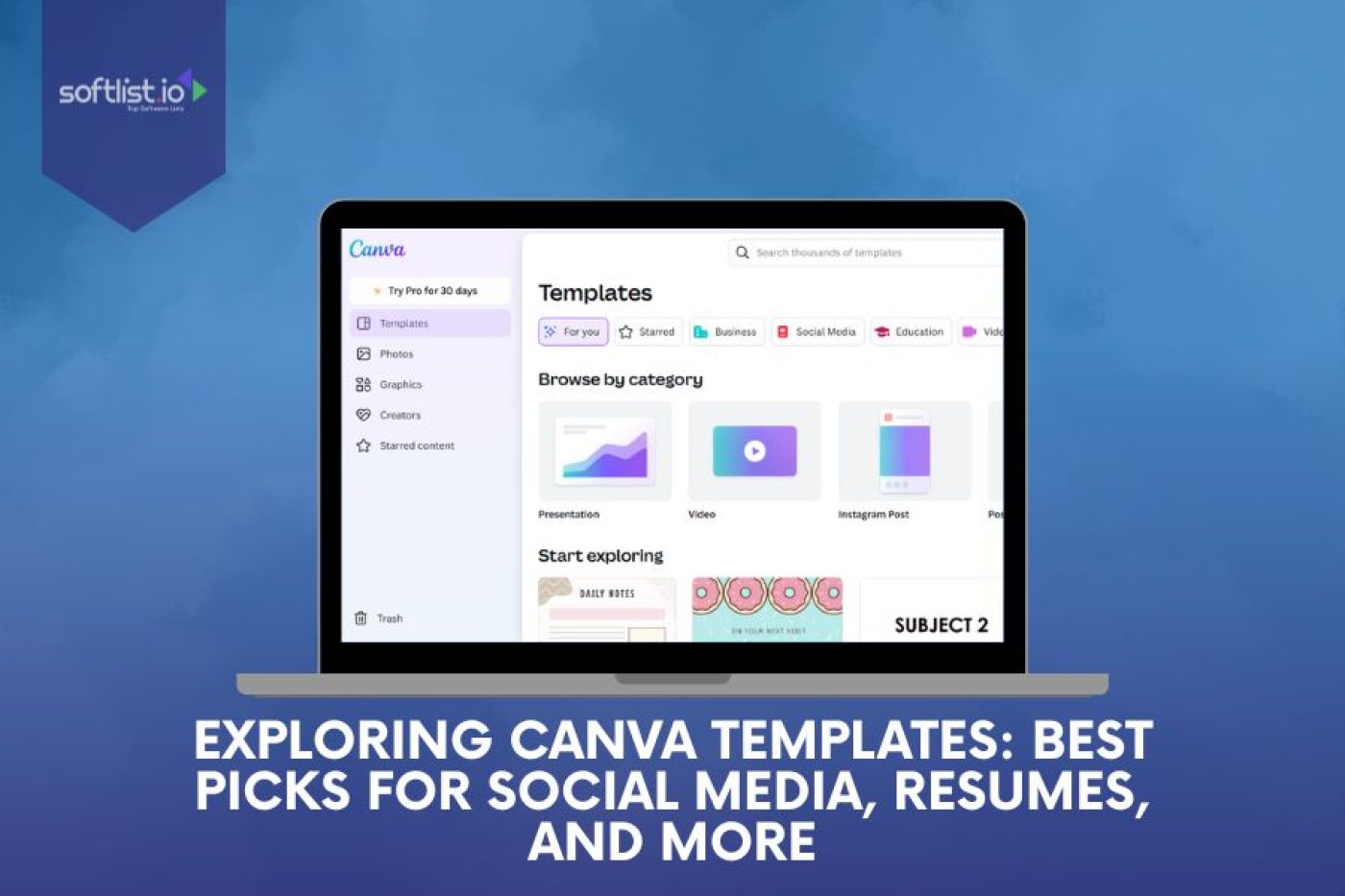 Exploring Canva Templates Best Picks for Social Media, Resumes, and More