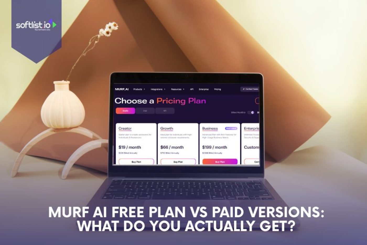 Murf AI Free Plan vs Paid Versions: What Do You Actually Get?
