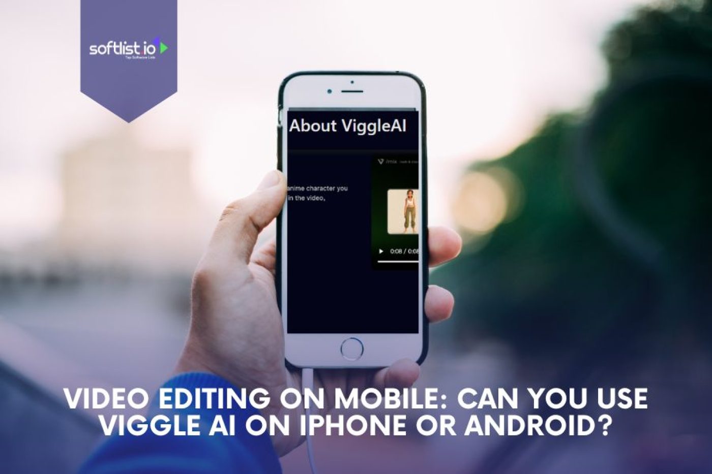 Video Editing App on Mobile Using Viggle AI on iPhone and Android