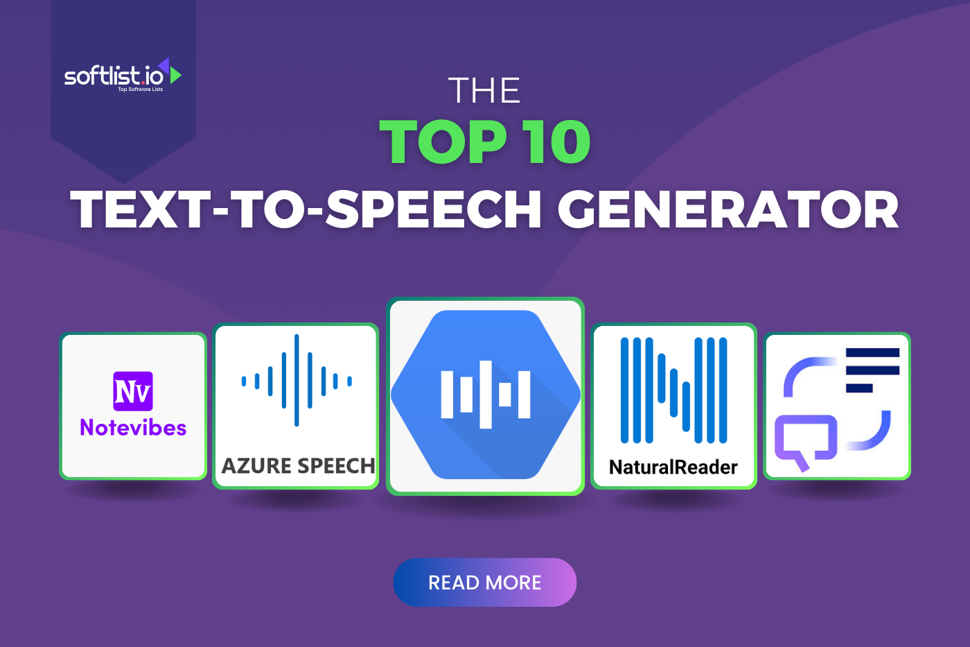 Top 10 Text to Speech Generator